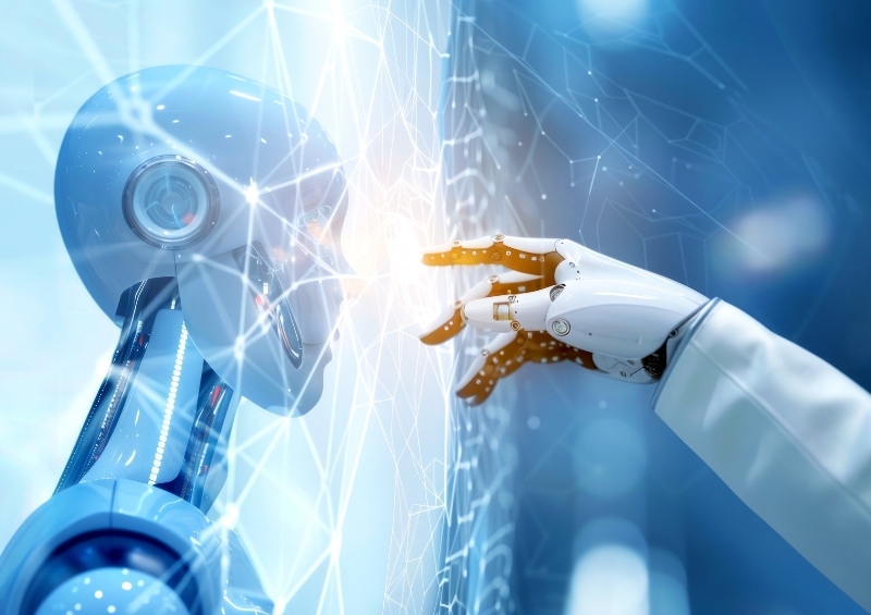 AI robot assistant in Scholar Tech classroom learning environment