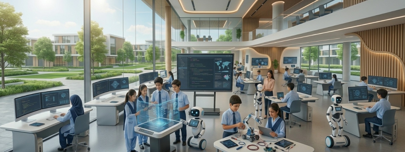 Scholar Tech students AI learning